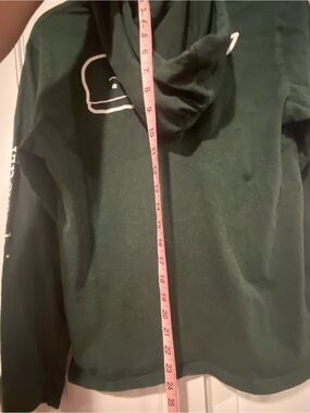 Vineyard Vines Forest Green Kids Hoodie with White Whale Graphic
